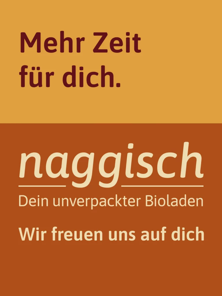 Mittagstisch v2-04 -100 Mehr Zeit für dich. Wir freuen uns auf dich. Dein Naggisch-Team